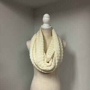 Aeropostale Cream Colored Infinity Scarf